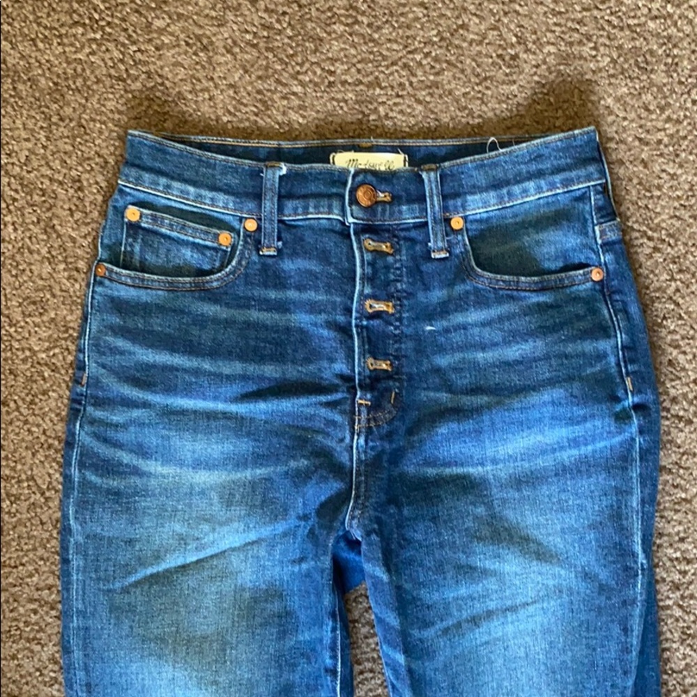 Made well perfect vintage crop jeans